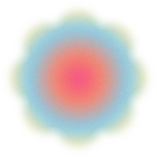 Blurry Glowing Gradient Flower